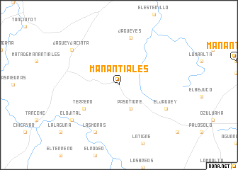 map of Manantiales