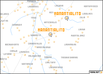 map of Manantialito