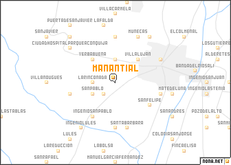 map of Manantial