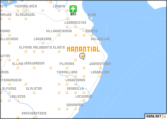 map of Manantial