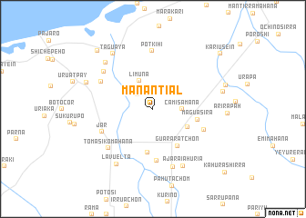 map of Manantial