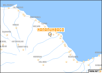 map of Mananum Bago