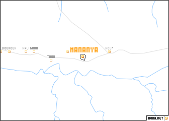 map of Mananya