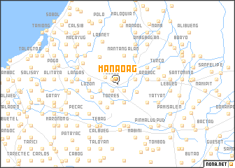 map of Manaoag