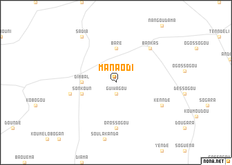 map of Manaodi