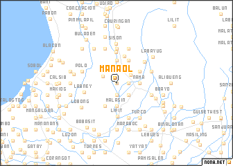 map of Manaol