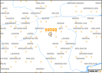 map of Ma-nao