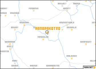 map of Manapakotro