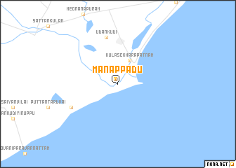 map of Manappādu