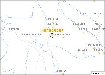 map of Manapsane