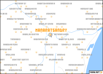 map of Manaratsandry