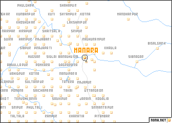 map of Mānara