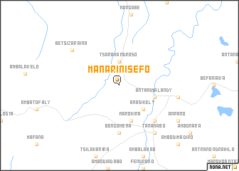 map of Manarinisefo