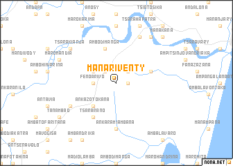 map of Manariventy