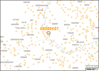 map of Manār Kot