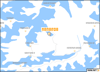 map of Manaroa