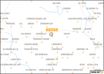 map of Mañar