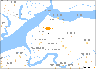 map of Manar