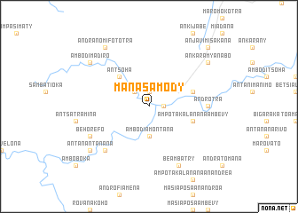 map of Manasamody