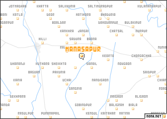 map of Manasāpur