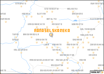 map of Manaselska Reka
