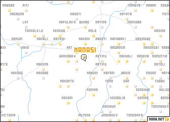 map of Manasi