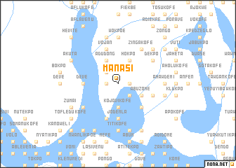 map of Manasi