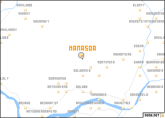 map of Manasoa