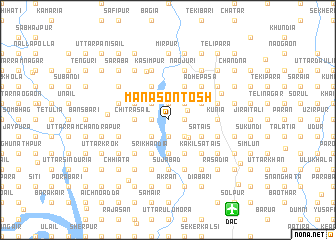 map of Mana Sontosh