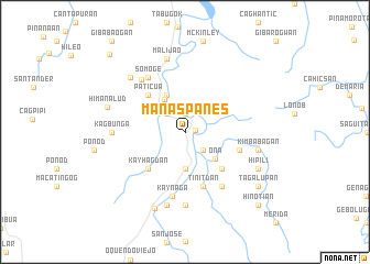 map of Manaspanes