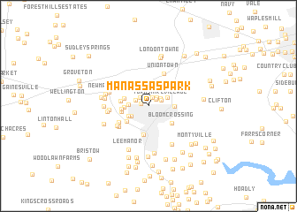 map of Manassas Park