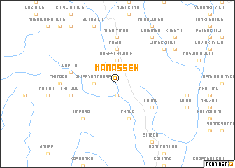 map of Manasseh