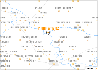 map of Manasterz