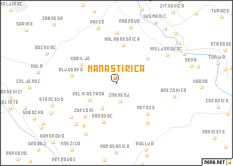 map of Manastirica