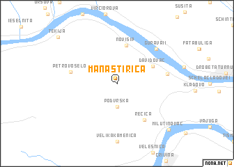 map of Manastirica