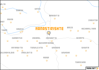 map of Manastirishte