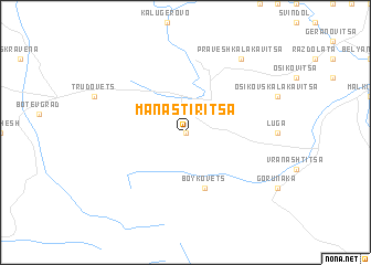 map of Manastiritsa