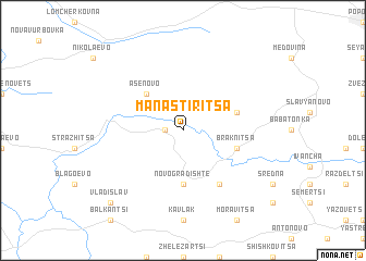 map of Manastiritsa