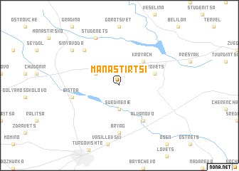map of Manastirtsi