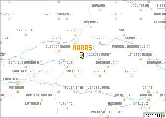 map of Manas