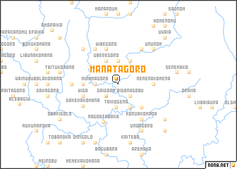 map of Manatagoro