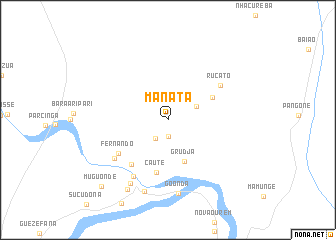 map of Manata