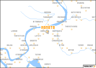 map of Manata