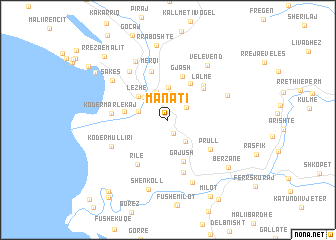 map of Manati