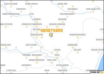 map of Manatsara