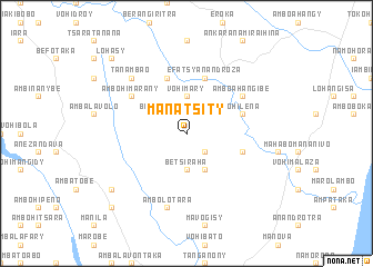 map of Manatsity