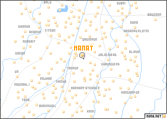 map of Manat