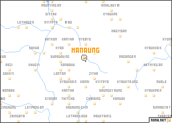 map of Manaung