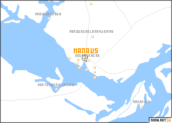 map of Manaus