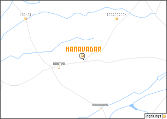 map of Mānāvadar